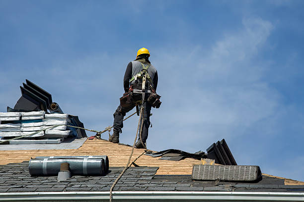 Professional Roof Replacement technician working in Morse Bluff, NE